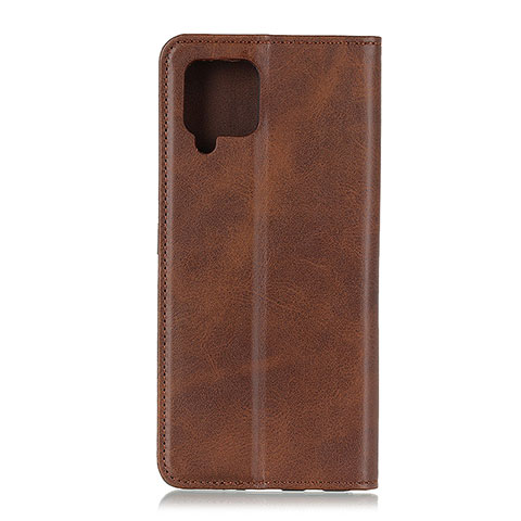 Coque Portefeuille Livre Cuir Etui Clapet A02D pour Samsung Galaxy A42 5G Marron