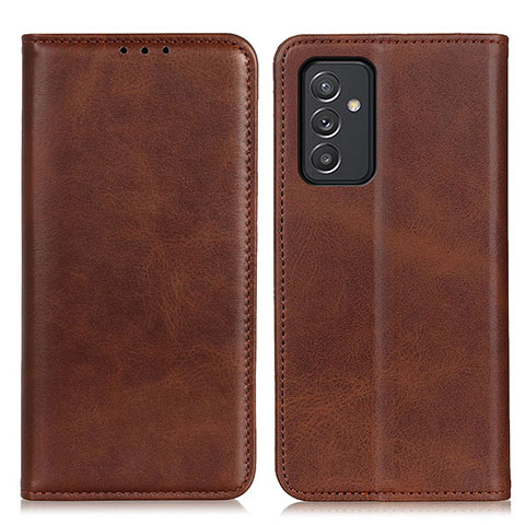 Coque Portefeuille Livre Cuir Etui Clapet A02D pour Samsung Galaxy F34 5G Marron