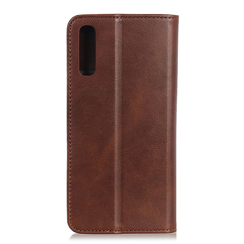 Coque Portefeuille Livre Cuir Etui Clapet A02D pour Samsung Galaxy M02 Marron