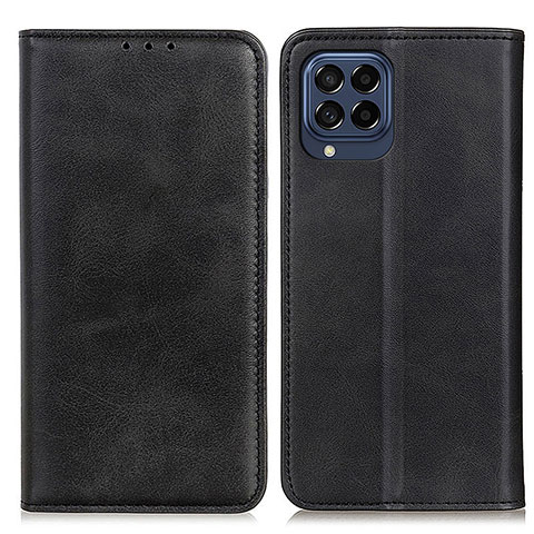 Coque Portefeuille Livre Cuir Etui Clapet A02D pour Samsung Galaxy M53 5G Noir