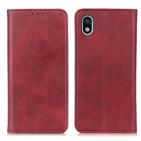 Coque Portefeuille Livre Cuir Etui Clapet A02D pour Sony Xperia Ace III Rouge