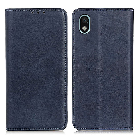 Coque Portefeuille Livre Cuir Etui Clapet A02D pour Sony Xperia Ace III SO-53C Bleu