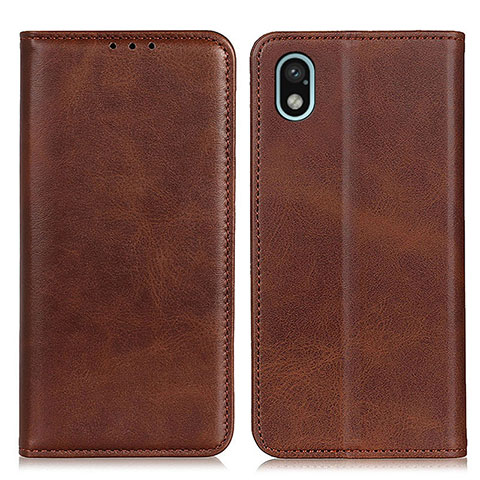 Coque Portefeuille Livre Cuir Etui Clapet A02D pour Sony Xperia Ace III SO-53C Marron