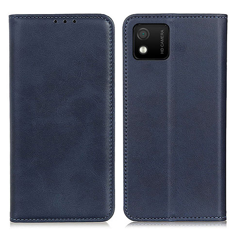 Coque Portefeuille Livre Cuir Etui Clapet A02D pour Wiko Y52 Bleu