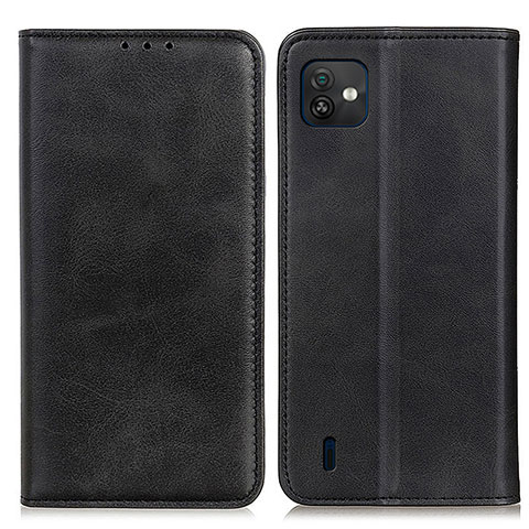 Coque Portefeuille Livre Cuir Etui Clapet A02D pour Wiko Y82 Noir