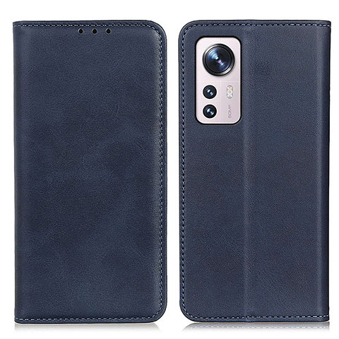 Coque Portefeuille Livre Cuir Etui Clapet A02D pour Xiaomi Mi 12X 5G Bleu