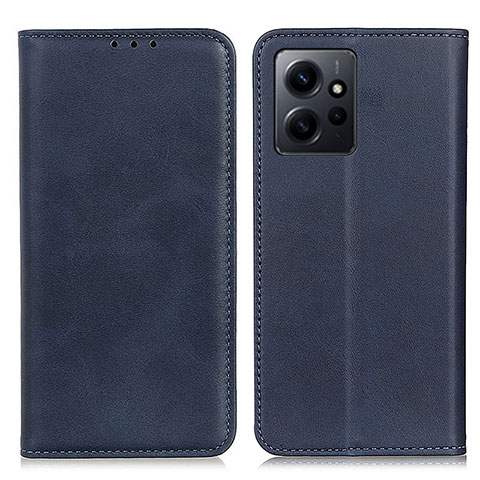 Coque Portefeuille Livre Cuir Etui Clapet A02D pour Xiaomi Redmi Note 12 4G Bleu