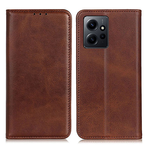 Coque Portefeuille Livre Cuir Etui Clapet A02D pour Xiaomi Redmi Note 12 4G Marron