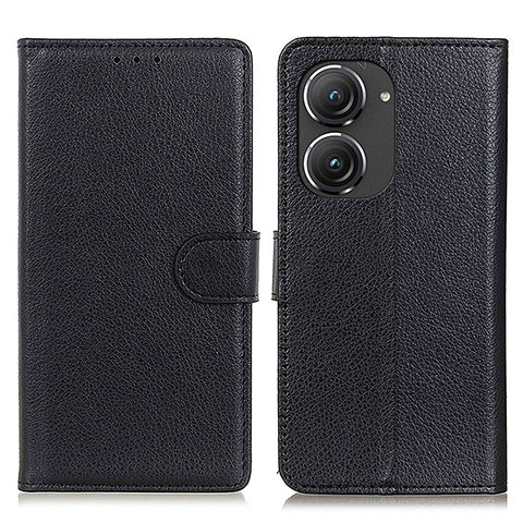 Coque Portefeuille Livre Cuir Etui Clapet A03D pour Asus Zenfone 9 Noir