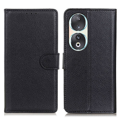 Coque Portefeuille Livre Cuir Etui Clapet A03D pour Huawei Honor 90 5G Noir