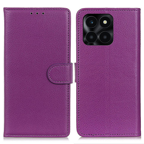 Coque Portefeuille Livre Cuir Etui Clapet A03D pour Huawei Honor X8b Violet