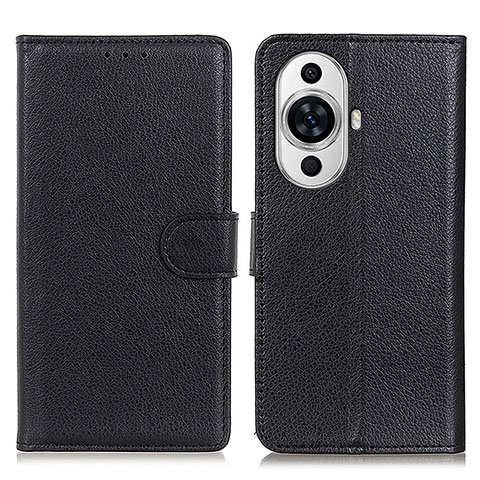 Coque Portefeuille Livre Cuir Etui Clapet A03D pour Huawei Nova 11 Pro Noir