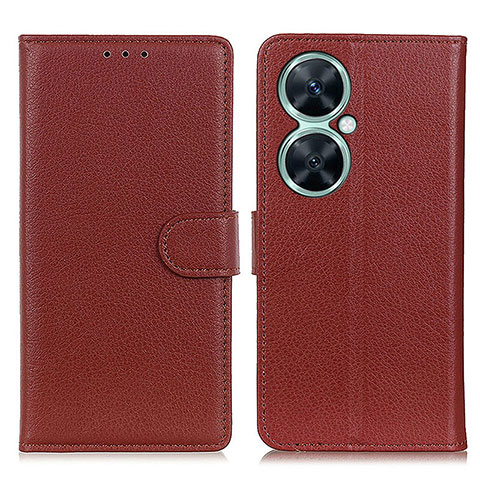 Coque Portefeuille Livre Cuir Etui Clapet A03D pour Huawei Nova 11i Marron