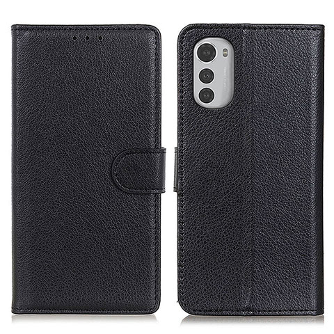 Coque Portefeuille Livre Cuir Etui Clapet A03D pour Motorola Moto E32s Noir