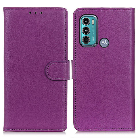 Coque Portefeuille Livre Cuir Etui Clapet A03D pour Motorola Moto G40 Fusion Violet