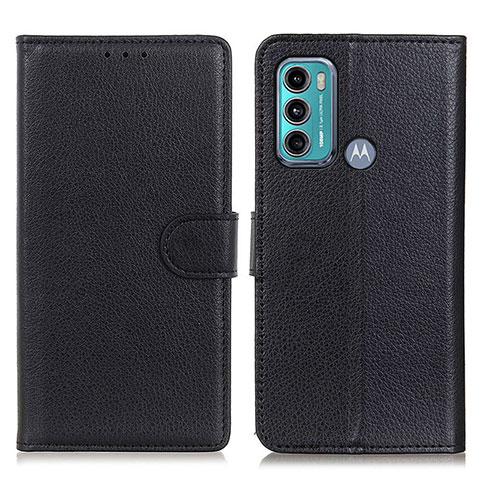 Coque Portefeuille Livre Cuir Etui Clapet A03D pour Motorola Moto G60 Noir