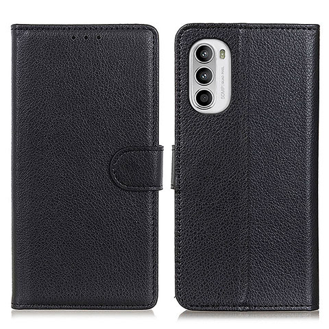 Coque Portefeuille Livre Cuir Etui Clapet A03D pour Motorola Moto G71s 5G Noir