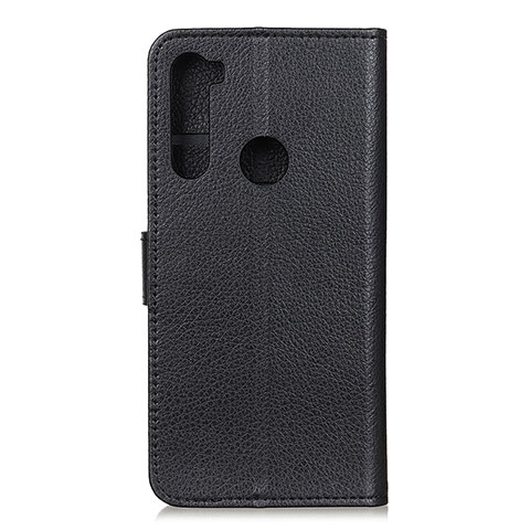 Coque Portefeuille Livre Cuir Etui Clapet A03D pour Motorola Moto One Fusion Plus Noir