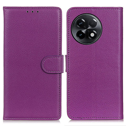 Coque Portefeuille Livre Cuir Etui Clapet A03D pour OnePlus 11R 5G Violet