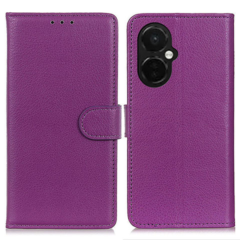 Coque Portefeuille Livre Cuir Etui Clapet A03D pour OnePlus Nord CE 3 5G Violet