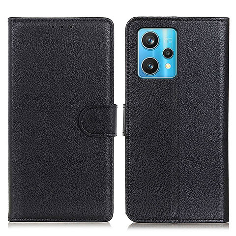 Coque Portefeuille Livre Cuir Etui Clapet A03D pour Realme 9 4G Noir