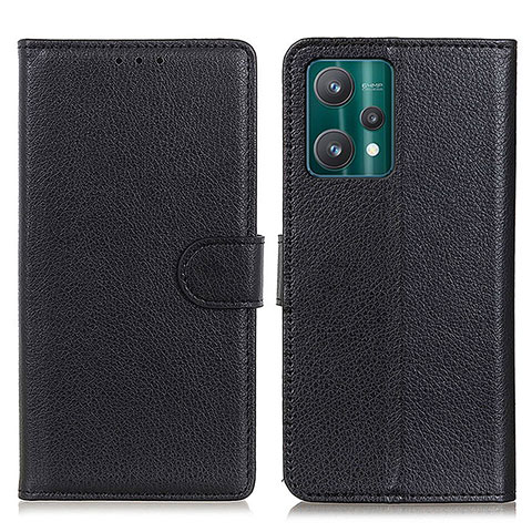 Coque Portefeuille Livre Cuir Etui Clapet A03D pour Realme 9 5G Noir