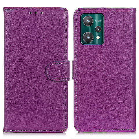 Coque Portefeuille Livre Cuir Etui Clapet A03D pour Realme 9 Pro 5G Violet