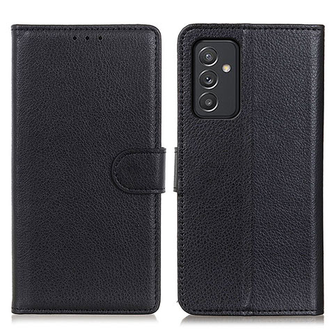 Coque Portefeuille Livre Cuir Etui Clapet A03D pour Samsung Galaxy A15 4G Noir