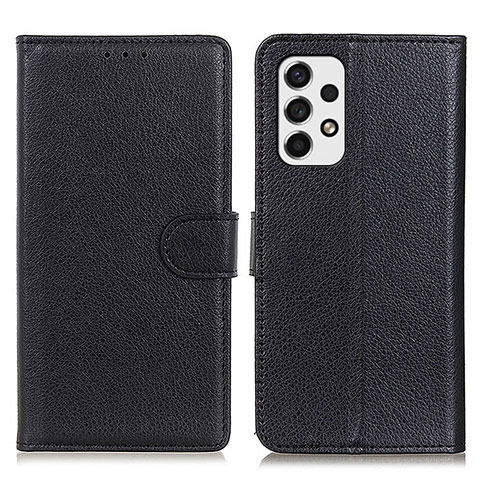 Coque Portefeuille Livre Cuir Etui Clapet A03D pour Samsung Galaxy A53 5G Noir