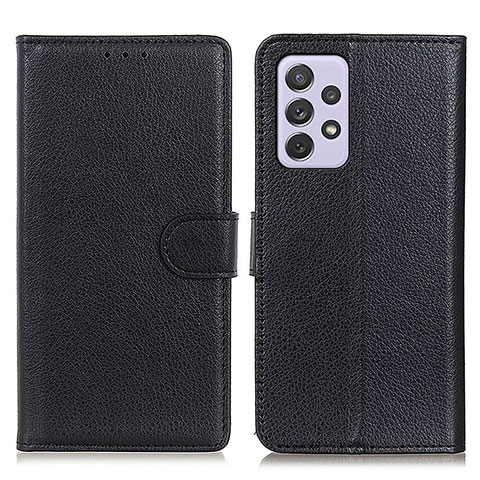 Coque Portefeuille Livre Cuir Etui Clapet A03D pour Samsung Galaxy A73 5G Noir