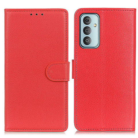 Coque Portefeuille Livre Cuir Etui Clapet A03D pour Samsung Galaxy F23 5G Rouge