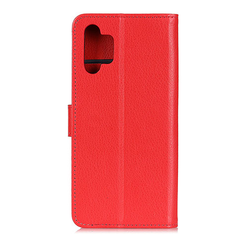 Coque Portefeuille Livre Cuir Etui Clapet A03D pour Samsung Galaxy M32 5G Rouge