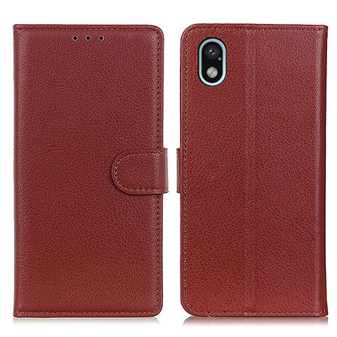 Coque Portefeuille Livre Cuir Etui Clapet A03D pour Sony Xperia Ace III Marron