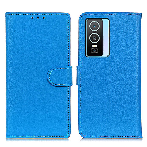 Coque Portefeuille Livre Cuir Etui Clapet A03D pour Vivo Y76s 5G Rose Rouge