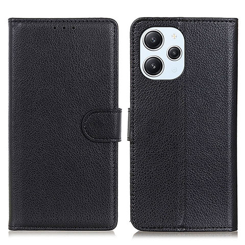 Coque Portefeuille Livre Cuir Etui Clapet A03D pour Xiaomi Redmi 12 4G Noir