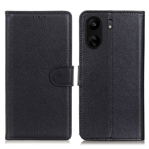 Coque Portefeuille Livre Cuir Etui Clapet A03D pour Xiaomi Redmi 13C Noir