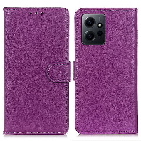 Coque Portefeuille Livre Cuir Etui Clapet A03D pour Xiaomi Redmi Note 12 4G Violet