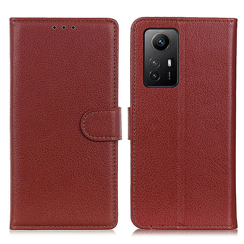 Coque Portefeuille Livre Cuir Etui Clapet A03D pour Xiaomi Redmi Note 12S Marron