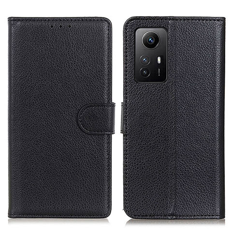 Coque Portefeuille Livre Cuir Etui Clapet A03D pour Xiaomi Redmi Note 12S Noir