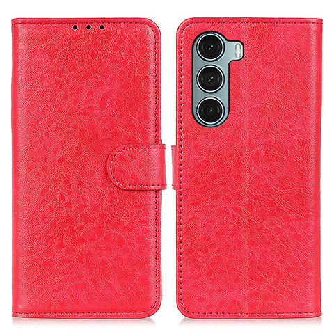 Coque Portefeuille Livre Cuir Etui Clapet A04D pour Motorola Moto Edge S30 5G Rouge