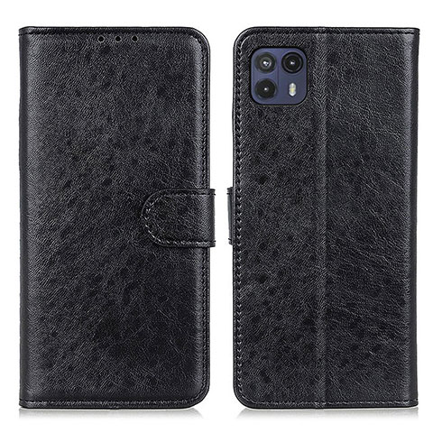 Coque Portefeuille Livre Cuir Etui Clapet A04D pour Motorola Moto G50 5G Noir