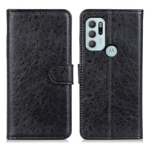 Coque Portefeuille Livre Cuir Etui Clapet A04D pour Motorola Moto G60s Noir