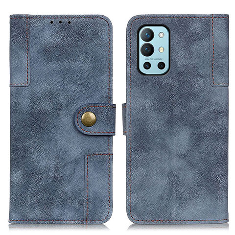 Coque Portefeuille Livre Cuir Etui Clapet A04D pour OnePlus 9R 5G Bleu