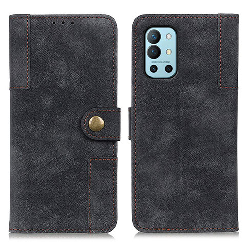 Coque Portefeuille Livre Cuir Etui Clapet A04D pour OnePlus 9R 5G Noir