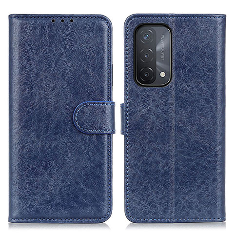 Coque Portefeuille Livre Cuir Etui Clapet A04D pour Oppo A93 5G Bleu