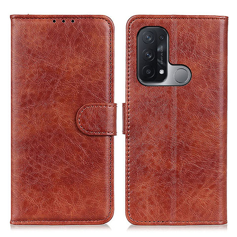 Coque Portefeuille Livre Cuir Etui Clapet A04D pour Oppo Reno5 A Marron