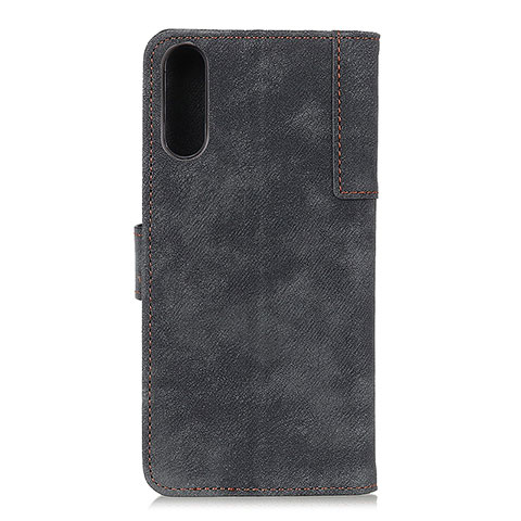 Coque Portefeuille Livre Cuir Etui Clapet A04D pour Samsung Galaxy A02 Noir