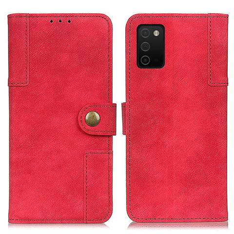 Coque Portefeuille Livre Cuir Etui Clapet A04D pour Samsung Galaxy M02s Rouge