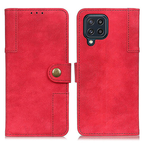 Coque Portefeuille Livre Cuir Etui Clapet A04D pour Samsung Galaxy M32 4G Rouge