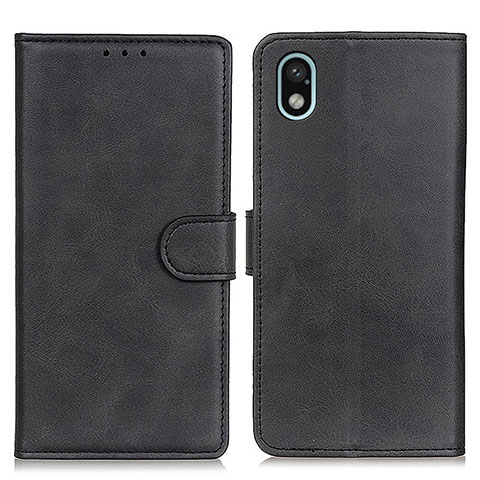 Coque Portefeuille Livre Cuir Etui Clapet A04D pour Sony Xperia Ace III SO-53C Noir